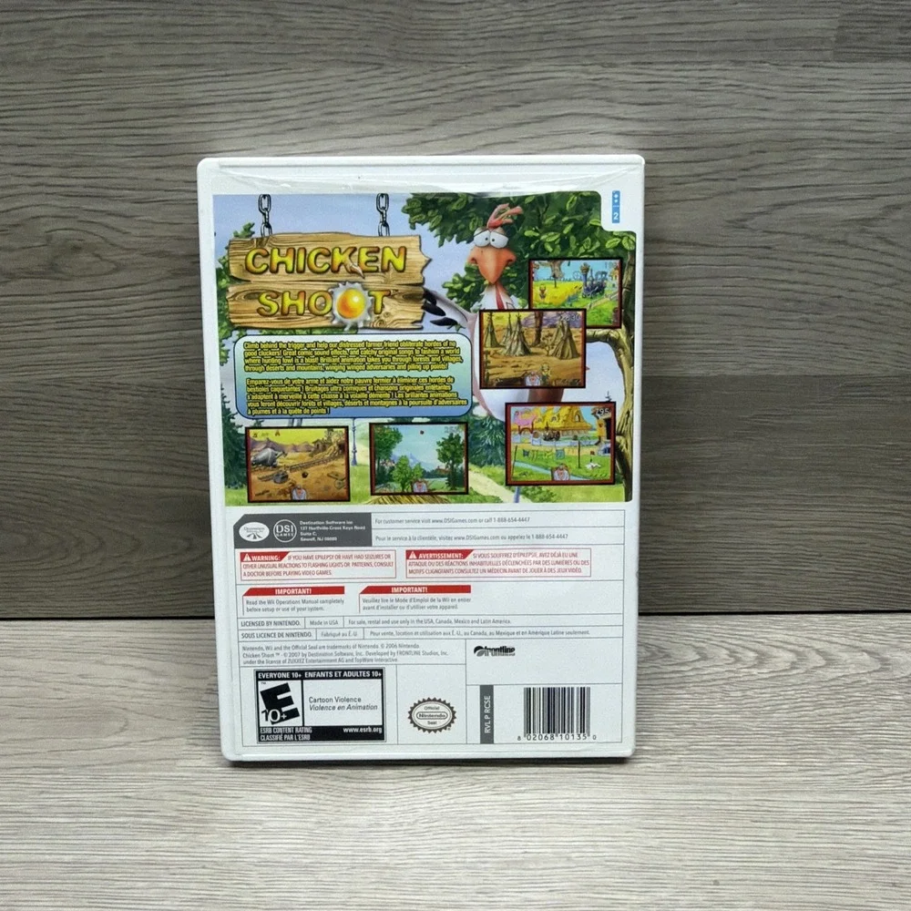 Nintendo Wii Game Lot Of 8. All Tested. Wii Play, Chicken Shoot, Beach Sports